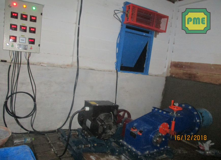 CROSSFLOW TURBINE SET - MHP KENDARI 20 kW, SULAWESI , FORESTRY PROJECT, 2018